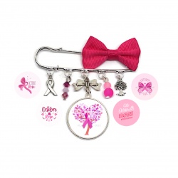 Broche Octobre rose