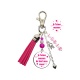 Porte clés ou bijou de sac "Je t'aime maman" "Je t'aime maman de tout mon coeur" personnalisable