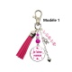 Porte clés ou bijou de sac "Je t'aime maman" "Je t'aime maman de tout mon coeur" personnalisable