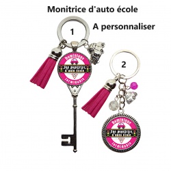 Porte clés Monitrice d'auto école formidable à personnaliser