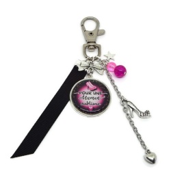 Porte clés ou bijou de sac "Pour une maman sublime"