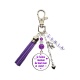 Porte clés ou bijou de sac "Je t'aime maman de tout mon coeur" personnalisable