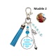 Porte clés recto verso "Je t'aime maman" ou "Je t'aime maman de tout mon coeur"