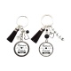 Porte clés "Marraine d'amour forever" personnalisable