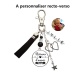 Porte clés "Marraine d'amour forever" personnalisable recto verso