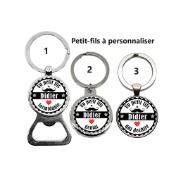 Porte clés, décapsuleur Petit fils à personnaliser