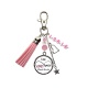 Porte clés ou bijou de sac personnalisé "Une amie pour la vie"