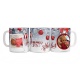 Mug céramique Joyeux Noël personnalisable avec votre photo