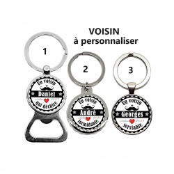 Porte clés, décapsuleur Voisin personnalisable