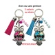 Porte clés "Ma psy elle est trop chouette" personnalisable