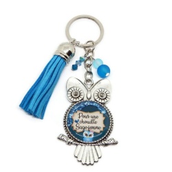 Porte-clés "Pour une chouette sage femme"