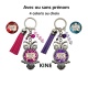 Porte clés "Pour une chouette kiné" personnalisable