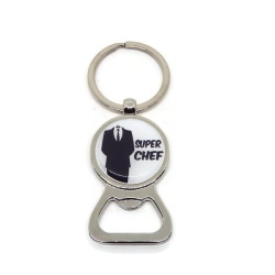 Porte clés décapsuleur "Super chef"