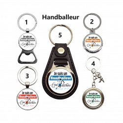 Porte clés, décapsuleur, Je suis un handballeur qui déchire