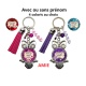 Porte clés "Pour une chouette amie" personnalisable