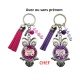 Porte clés "Pour une chouette chef" personnalisable