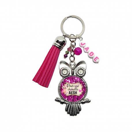 Porte clés Pour une chouette AESH personnalisable
