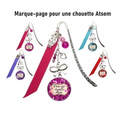 Marque-pages Pour une chouette Atsem, 4 coloris au choix