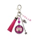 Porte clés ou bijou de sac "Pour une chouette AESH" personnalisable