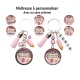 Porte clés maîtresse personnalisable ou non au prénom de votre choix