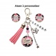 Porte clés ATSEM personnalisable