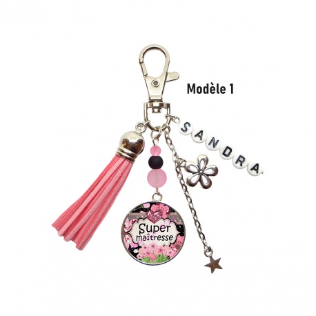 Porte clés maîtresse personnalisable
