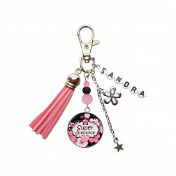 Porte clés "Super directrice" personnalisable