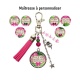 Porte clés maîtresse personnalisable 7 modèles au choix