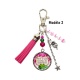Porte clés maîtresse personnalisable 7 modèles au choix