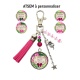 Porte clés ATSEM personnalisable