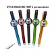 Stylo coach de foot à personnaliser au prénom de votre choix