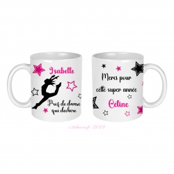 Mug Prof de danse qui déchire, merci pour cette super année personnalisable 