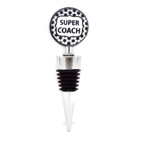 Bouchon de bouteille "Super coach"