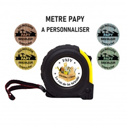 Mètre ruban Pour un papy bricoleur à personnaliser