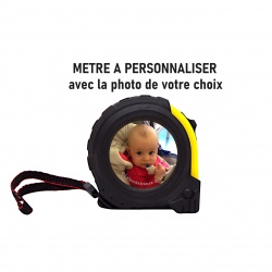 Mètre ruban à personnaliser avec photo de votre choix