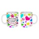 Mug personnalisé Merci nounou de m'avoir aidée à grandir