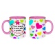 Mug personnalisé Merci nounou de m'avoir aidée à grandir