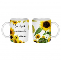 Mug Une aesh exceptionnelle tournesol à personnaliser