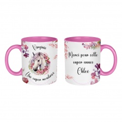 Mug Une super monitrice merci pour cette année, personnalisable