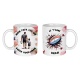 Mug personnalisé Mon papa est un super rugbyman, je t'aime