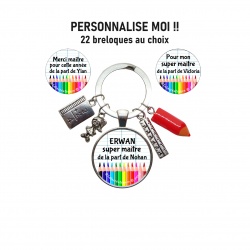 Porte clés maître à personnaliser vous même