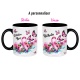 Mug céramique Octobre rose à personnaliser - recto verso