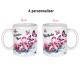 Mug céramique Octobre rose à personnaliser - recto verso
