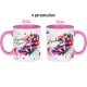 Mug céramique Octobre rose à personnaliser - recto verso