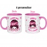 Mug céramique Octobre rose à personnaliser - recto verso