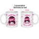 Mug céramique Octobre rose à personnaliser - recto verso