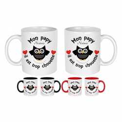 Mug papy personnalisable, Mon papy il est trop chouette