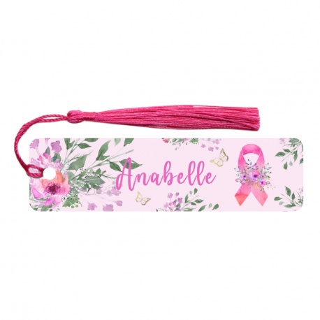 Marque-pages métal Octobre rose à personnaliser