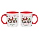 Mug  Joyeux Noël nounou au autre à personnaliser