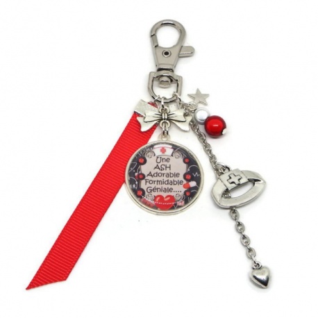 Porte-clés "Une Ash adorable, formidable, géniale"